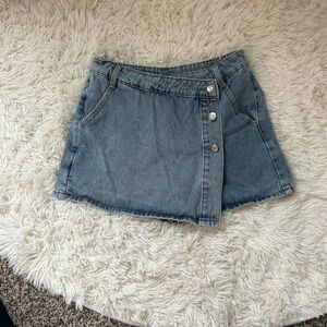 Denim Skort in Blue